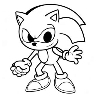 Silver Sonic Coloring Page | Silver Sonic coloring page