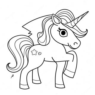 Magical Unicorn Coloring Page | Magical coloring page