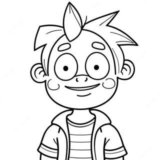 Hey Arnold Coloring Page | Hey Arnold coloring page