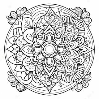 Satisfying Mandala Coloring Page | Satisfying coloring page