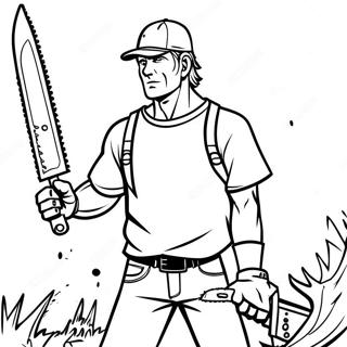 Chainsaw Man Coloring Page | Chainsaw Man coloring page