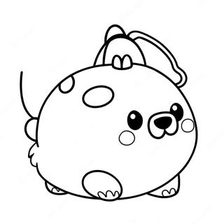 Tsum Tsum Coloring Page | Tsum Tsum coloring page