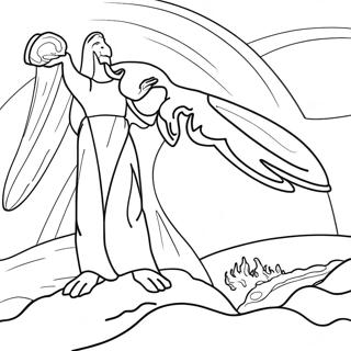 Genesis Creation Coloring Page | Genesis coloring page