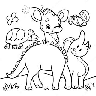 Genesis Animals Coloring Page | Genesis coloring page