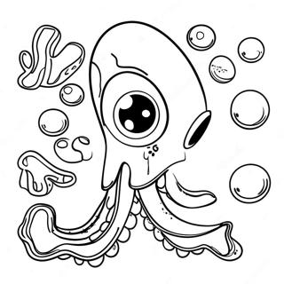 Squid Game Coloring Page | Squid Game coloring page
