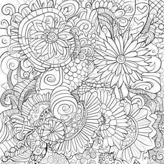 Colorful Number Patterns Coloring Page | Number Lore coloring page