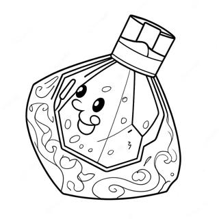 Adorable Hanukkah Dreidel Coloring Page | Cute Hanukkah coloring page
