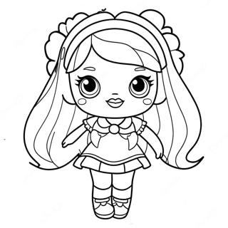 LOL Surprise Dolls Coloring Page | LOL coloring page