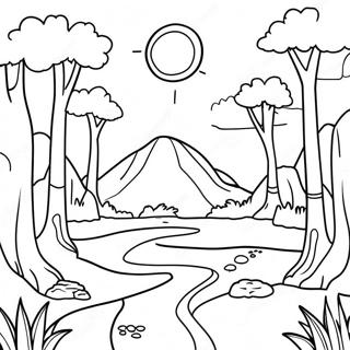 Biome Coloring Pages