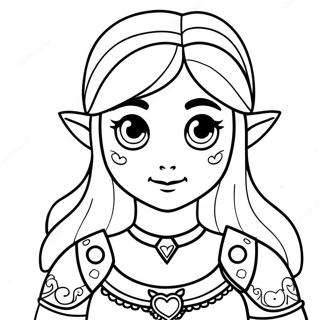 Zelda Coloring Page | Zelda coloring page