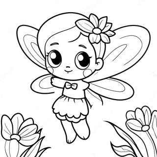 Bloom in Fairy Form Coloring Page | Winx Club coloring page