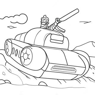 Epic Challenger Battle Coloring Page | Challenger coloring page