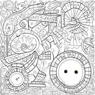 Math Mystery Coloring Page | Math Mystery coloring page