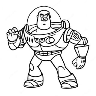 Buzz Lightyear Coloring Page | Buzz Lightyear coloring page