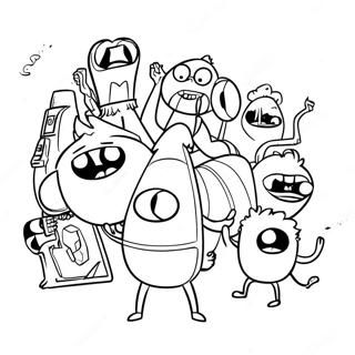 Regular Show Coloring Page | Regular Show coloring page