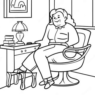 Therapy Coloring Page for Relaxation | Therapy coloring page