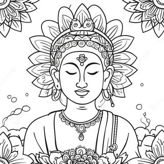 Mindfulness Therapy Coloring Page | Therapy coloring page