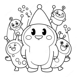 Oddbods Coloring Page | Oddbods coloring page