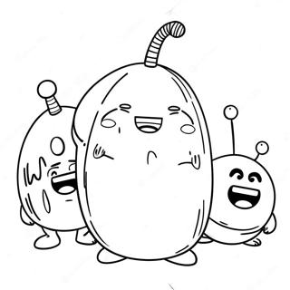 Oddbods Coloring Pages