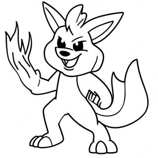 Lucario Coloring Page | Lucario coloring page