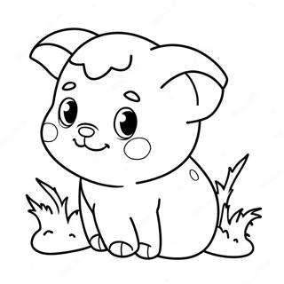 Cute Mini Animal Coloring Pages | Mini coloring page