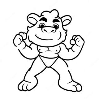 Bam Bam Coloring Page | Bam Bam coloring page