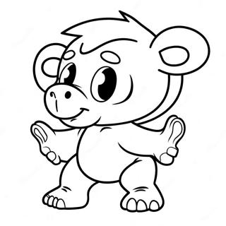 Bam Bam Coloring Pages