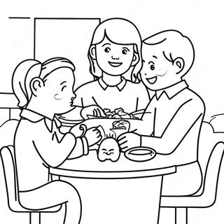 Manners Coloring Page | Manners coloring page