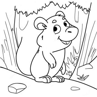 Grizzy und die Lemminge Ausmalbild | Grizzy und die Lemminge Ausmalbild