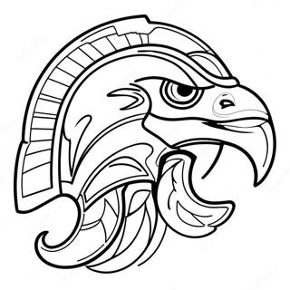 Seahawks Logo Coloring Page | Seahawks coloring page