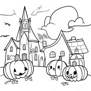 Halloweentown Coloring Page | Halloweentown coloring page