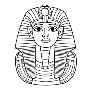Majestic Pharaohs of Ancient Egypt Coloring Page | Ancient Egypt coloring page