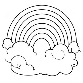 Dot Marker Rainbow Coloring Page | Dot Marker coloring page