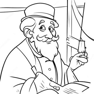 A Christmas Carol Coloring Page | A Christmas Carol coloring page