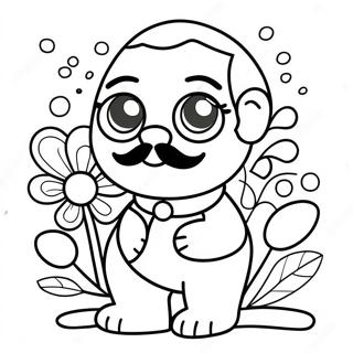 Romero Britto Coloring Page | Romero Britto coloring page