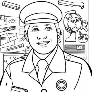 Career Coloring Page | Career coloring page