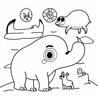 Arctic Animals Coloring Page | Arctic Animals coloring page