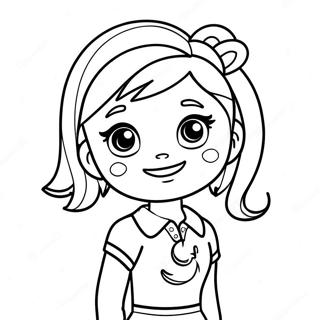 Polly Pocket Coloring Page | Polly Pocket coloring page