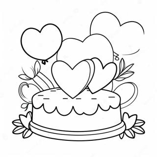Happy Anniversary Coloring Page | Happy Anniversary coloring page