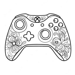 Xbox Controller Coloring Page | Xbox Controller coloring page