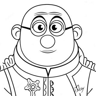 Gru Coloring Page | Gru coloring page