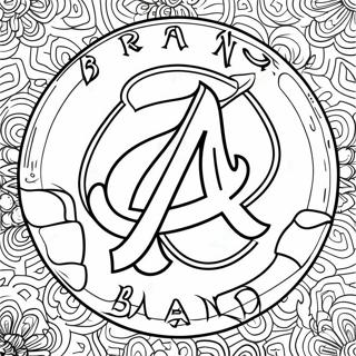 Atlanta Braves Logo Coloring Page | Atlanta Braves coloring page