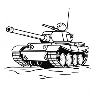 Tank Coloring Page | Tank coloring page
