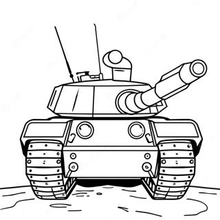 Military Tank Coloring Page | Tank coloring page