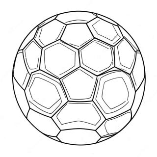Soccer Ball Coloring Page | Soccer Ball coloring page