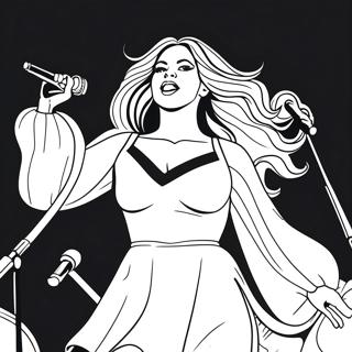 Beyonce Coloring Pages