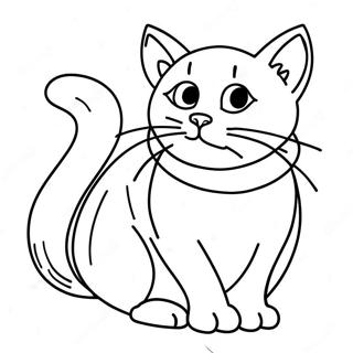 Stray Cat Coloring Page | Stray coloring page