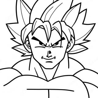Super Saiyan Goku Coloring Page | Super Saiyan Goku coloring page
