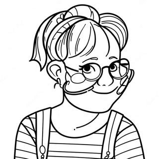 Junie B. Jones Coloring Page | Junie B. Jones coloring page