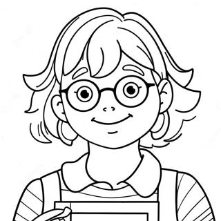Junie B. Jones Coloring Pages